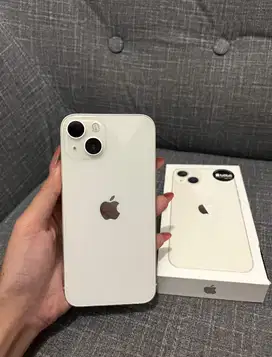 iPhone 13 128gb Starlight Garansi Resmi iBox Blibli Fullset Nominus
