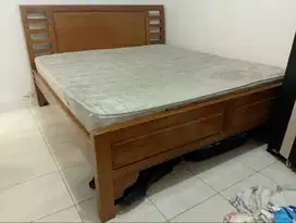 Dipan jati Ranjang Jati Tempat tidur jati ukuran 160 x 200