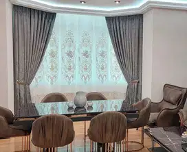 Cod Tirai Gorden Jendela Gordyn Mewah Hordeng Model Terbaru Murah