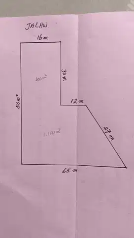 BANGUNAN UNTUK RUMAH MAKAN, BAKERY ATAU KULINER, SANGAT STRATEGIS.