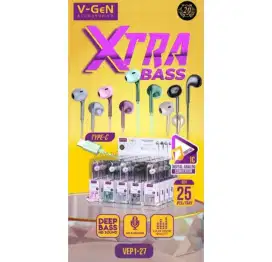 Earphone vgen type c