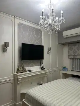 SEWA APARTEMEN STUDIO ORCHARD LANTAI 1 AKSES POOL FULL FURNISH MEWAH