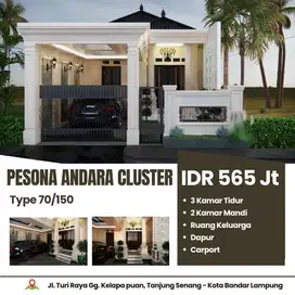DI JUAL RUMAH MEWAH DI PUSAT KOTA TANAH LUAS BANDAR LAMPUNG