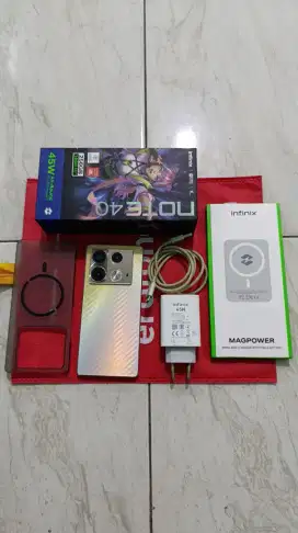 INFINIX NOTE 40 8+8/256 MULUS FULLSET ORIAN NEPIS