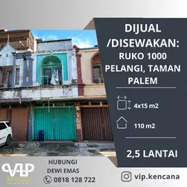 DIJUAL/DISEWA: Ruko 1000 Pelangi, Taman Palem, Jakarta Barat