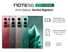 Kredit Infinix Note 50 256Gb Free 1x cicilan