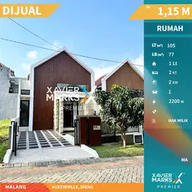 Dijual Rumah Baru Gress Cantik di Austinville Dieng Malang