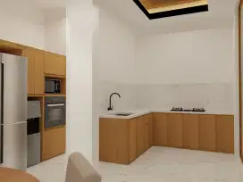 Jasa interior design kitchen set clasic