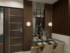 Jasa interior design lemari modern