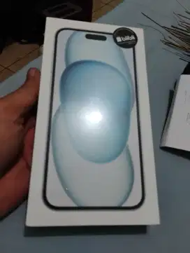 Jual iphone 15+ 128 gb blue
