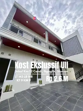 Kost Ekslussif 9 kamar dekat UII jakal km 13