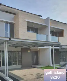 FOR SALE RUMAH UK 8X20 2LT TYPE PALM GOLF ISLAND PIK NEGO SAMPAI DEAL