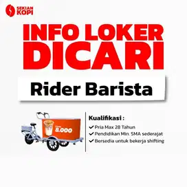 Lowongan Rider Barista