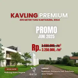 Promo Kavling Premium Ngabeyan Kartasura, SHM
