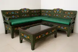 [Pre-Loved] Jual set kursi dan meja ruang tamu