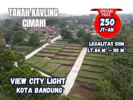 Tanah kavling dengan city view kota Bandung