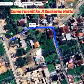 Tanah Macan Kumbang Raya Demang 100m ke Soekarno Hatta Palembang