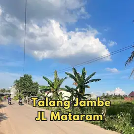 DIJUAL TANAH JL MATARAM TALANG JAMBE