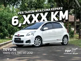 TDP 10 JUTA FREE DETAILING YARIS S TRD MT 2012 HITAM MANUAL MOBCARS