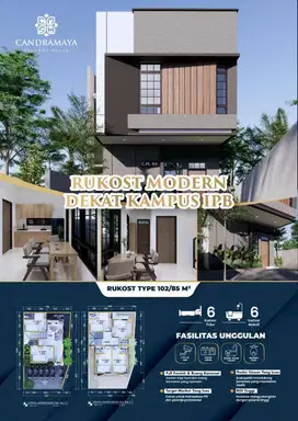 Rumah Kost Premium Candramaya Dikawasan Strategis Kampus IPB Bogor