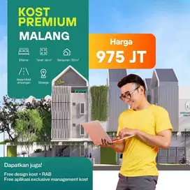 Kost Malang Premium 2 Lantai Full Furnished dekat Kampus UIN dan UMM