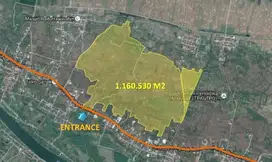 Tanah Lokasi Strategis Nol Raya Bungah, Melirang Gresik