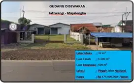 gudang disewakan