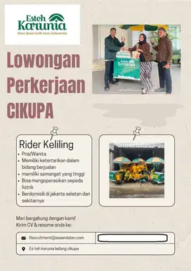 RIDER MINUMAN KEKINIAN