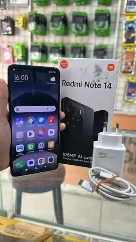 REDMI NOTE 14 RAM 8+8/128 FULLSET MULUS THAT (no minus) bisa TT GEMING