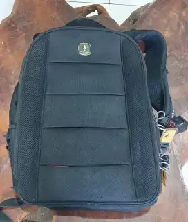 Tas ransel Polo Classic tebal, kuat kokoh ada minusnya spt gambar