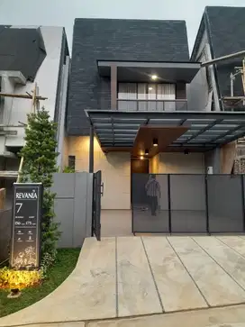 Rumah tepi danau Revania Ring Road Riverside di Bukit Golf Cibubur