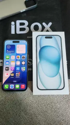 Iphone 15 128gb ibox pemakaian 1 minggu like new