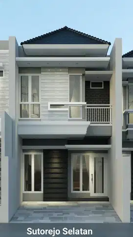 Mulai 1M-an Lebar 7! Rumah Gress Minimalis Sutorejo Selatan