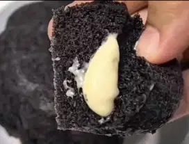 Bolu ketan hitam keju lumer