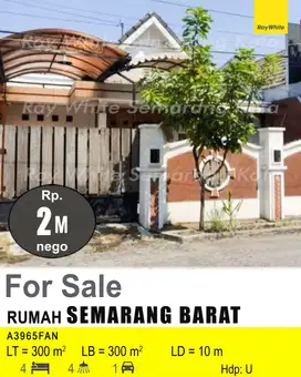 DIJUAL RUMAH DI SEMARANG BARAT A3965
