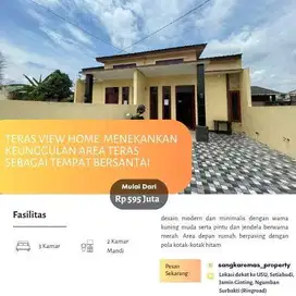 Teras View Home  Menekankan keunggulan area teras sebagai tempat bersa