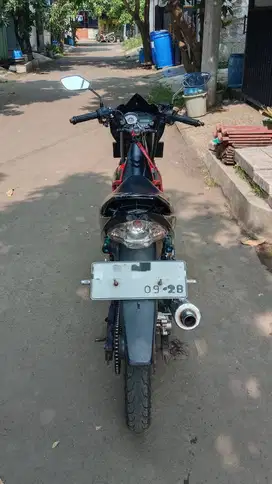 satria fu 150 hitam merah