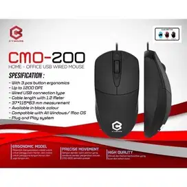 MOUSE CYBORG USB CMO-200 - DISASS JOGJA