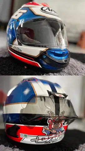 helm arai rx7x dani pedrosa little samurai XL JDMplus spoiler arai ori