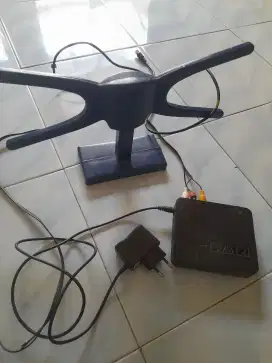 Set top box tv / STB tv + antena. Lok cipondoh