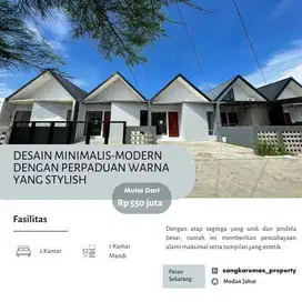 Desain minimalis-modern dengan perpaduan warna yang stylish