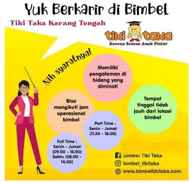 Lowongan guru bimba