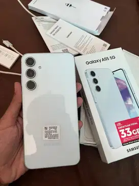 samsung a55 12/256gb garansi oktober 2025