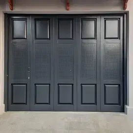 Pintu Garasi modern premium, layanan pasang service terbaik di bandung