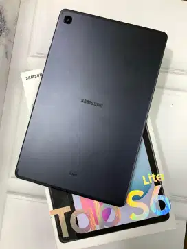 Samsung tab S6 lite 4/128 Black sein lengkap