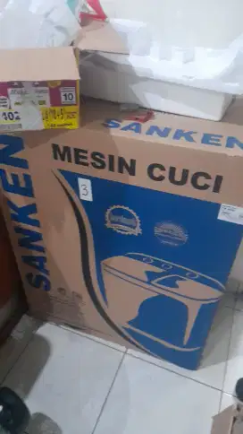 Jual Mesin Cuci Sanken 2 Tabung Baru