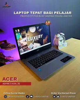 LAPTOP ACER ASPIRE 3 A314 35 SLIM CELERON N5100 TERBARU JUAL MURAH BU