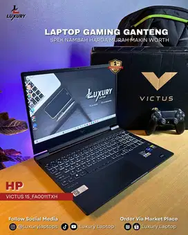 LAPTOP HP VICTUS 15 FA0011TXH CORE I5 GEN 12 NVIDIA RTX 3050 MURAH BU