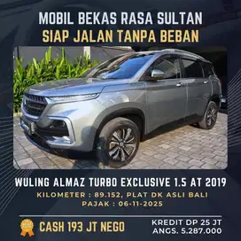 DP 25 JT!! Wuling Almaz 1.5 Turbo Exclusive 7 Seater AT 2019 AsBali