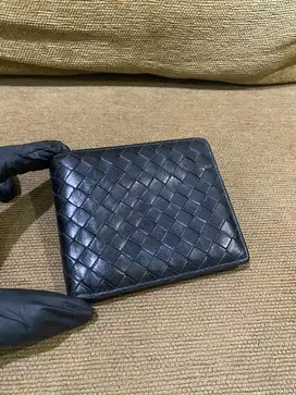 Dompet bottega veneta bifold black wallet original harga net